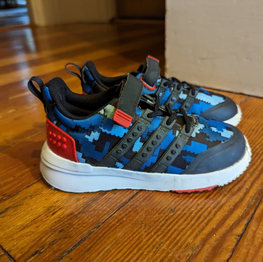 ADIDAS X LEGO® RACER TR21 ELASTIC LACE AND TOP STRAP SHOES size 10K